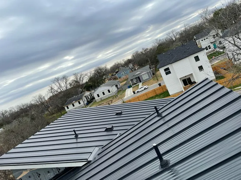 Standing seam metal roof panels with vents for Skylight Repair in Spring Lake